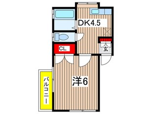 石川ハイツの物件間取画像